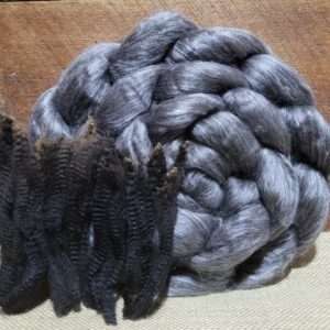 Haunui Wool med Morbærsilke Raven
